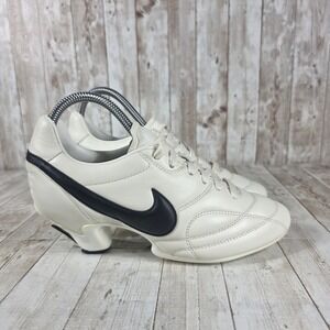 Nike Comme des‎ Garcons Heeled Sneakers Women's Size 7 DJ8545-100 Ivory